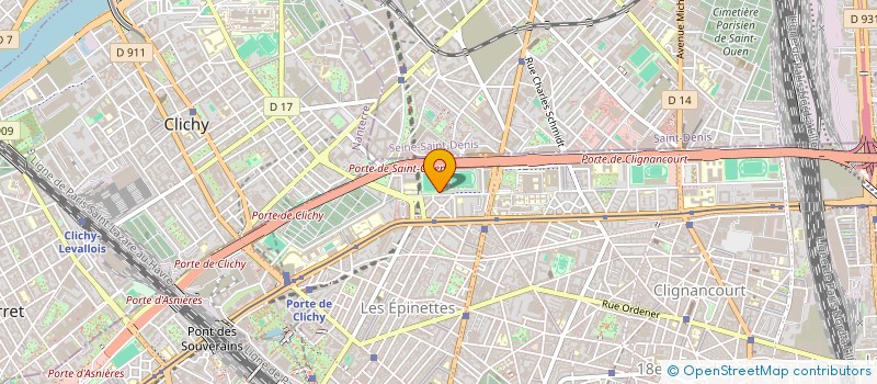 localisation de l'entreprise MONSIEUR BIENVENU BATTA  PARIS