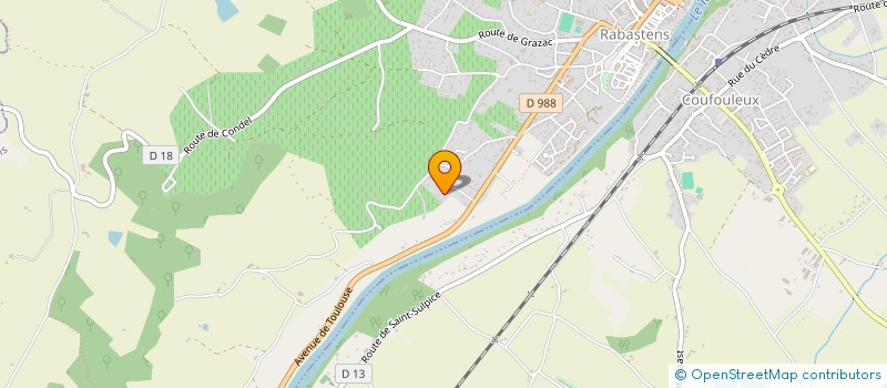 localisation de l'entreprise MONSIEUR BIENVENU MAYEMI MOMNOUGUI  RABASTENS