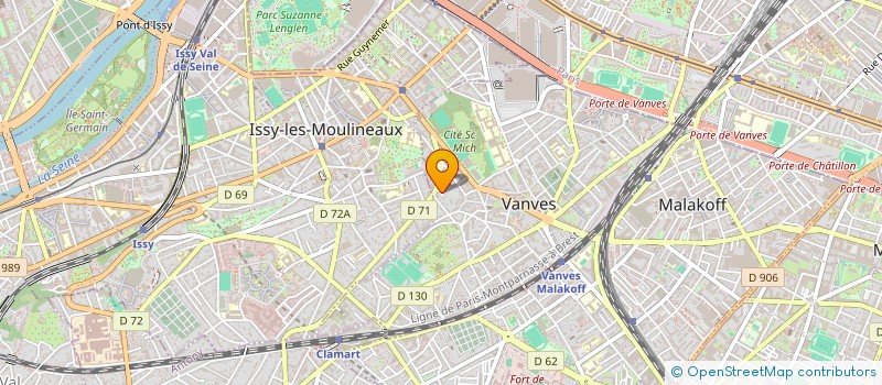localisation de l'entreprise MONSIEUR BIENVENUE DUCOURNAU à VANVES