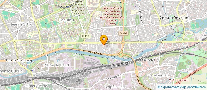 localisation de l'entreprise MONSIEUR BIGNON SESSOU à CESSON-SEVIGNE