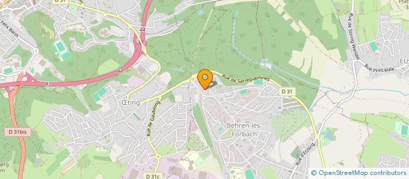 localisation de l'entreprise MONSIEUR BIHI MOUNADIF  BEHREN LES FORBACH