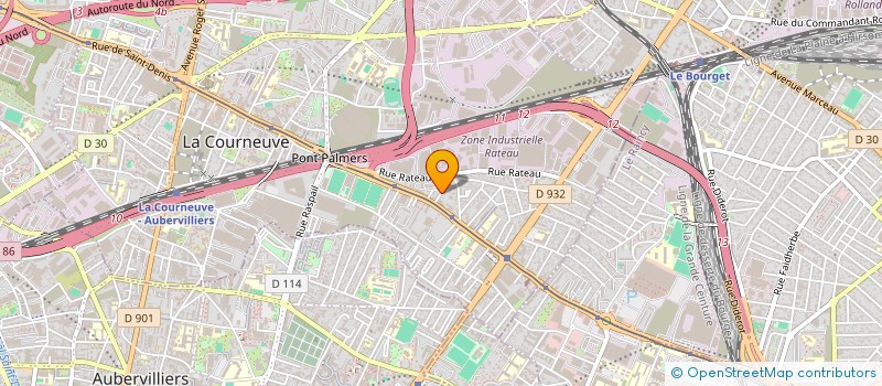 localisation de l'entreprise MONSIEUR BIJAY KHANAL à LA COURNEUVE