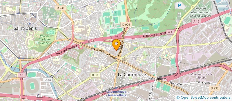 localisation de l'entreprise MONSIEUR BIJOY BARUA à LA COURNEUVE