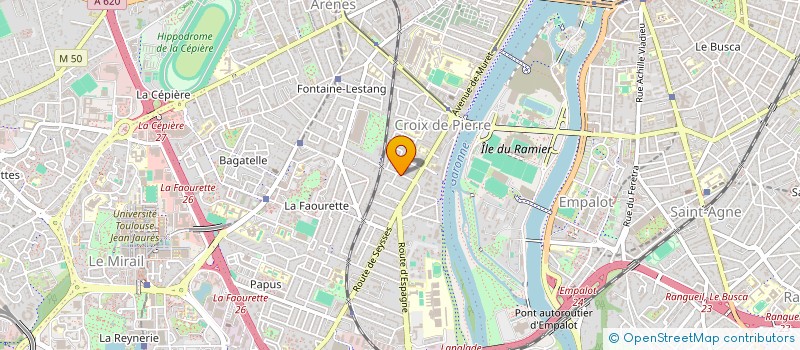localisation de l'entreprise MONSIEUR BIKOP SOM  TOULOUSE