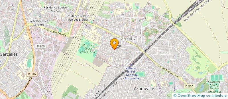 localisation de l'entreprise MONSIEUR BIKRAM SINGH  VILLIERS-LE-BEL