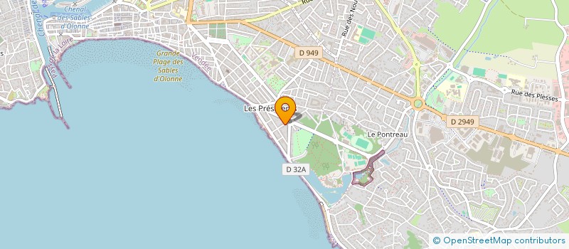 localisation de l'entreprise MONSIEUR BILA BANGAMBE à LES SABLES D'OLONNE
