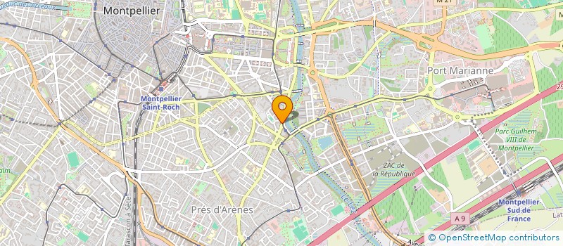 localisation de l'entreprise MONSIEUR BILAA MOHAMED ALI à MONTPELLIER