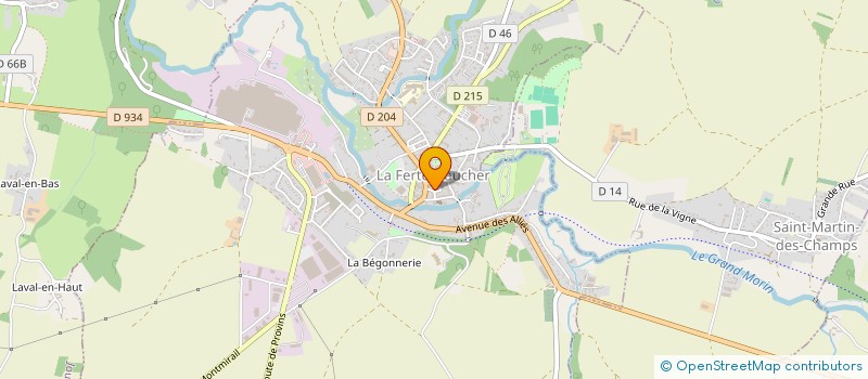 localisation de l'entreprise MONSIEUR BILAID HIDREJ  LA FERTE-GAUCHER