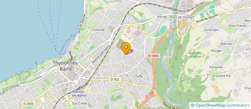 localisation de l'entreprise MONSIEUR BILAL AATIAOUI à THONON-LES-BAINS