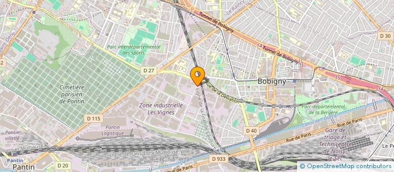 localisation de l'entreprise MONSIEUR BILAL ALI  BOBIGNY