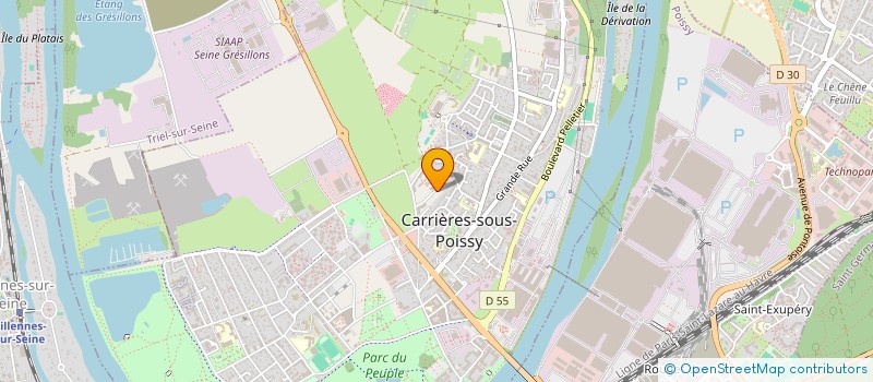 localisation de l'entreprise MONSIEUR BILAL ALIMI  CARRIERES-SOUS-POISSY