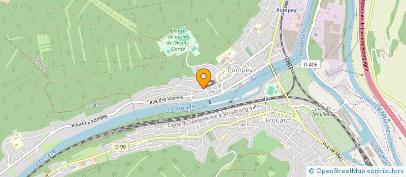 localisation de l'entreprise MONSIEUR BILAL ALQADERI  POMPEY