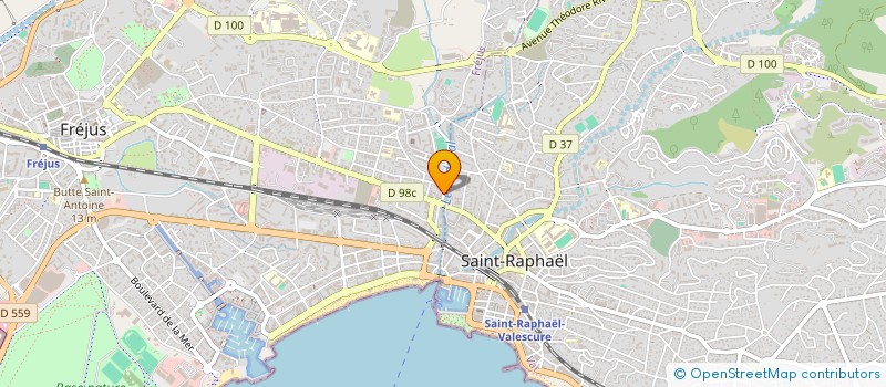 localisation de l'entreprise MONSIEUR BILAL AMOUSSAOUI à FREJUS