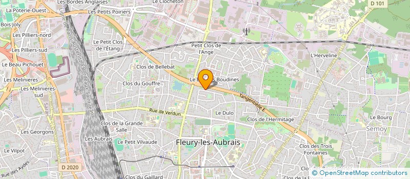 localisation de l'entreprise MONSIEUR BILAL AMZIANE  FLEURY-LES-AUBRAIS