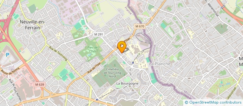 localisation de l'entreprise MONSIEUR BILAL AOUANECHE  TOURCOING