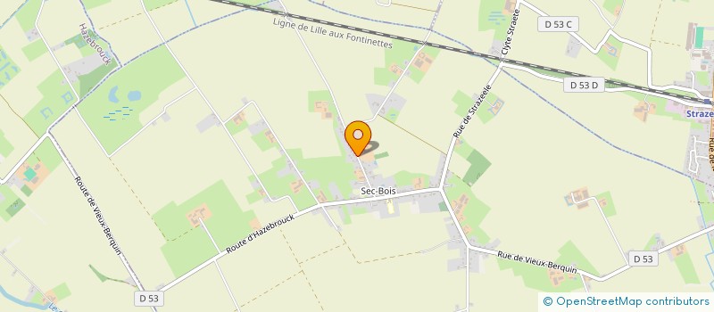 localisation de l'entreprise MONSIEUR BILAL ARFA  VIEUX-BERQUIN