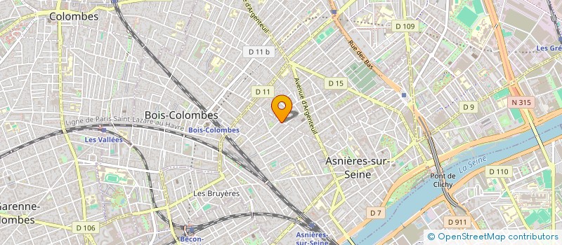 localisation de l'entreprise MONSIEUR BILAL ARFAOUI à ASNIERES-SUR-SEINE