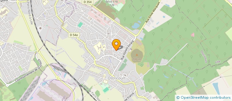 localisation de l'entreprise MONSIEUR BILAL ARGHIDAH  OSTRICOURT