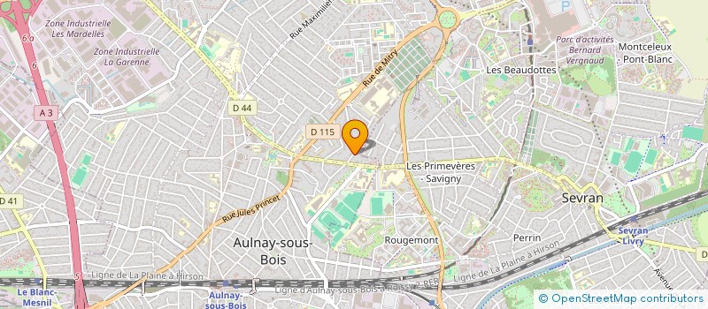 localisation de l'entreprise MONSIEUR BILAL ASLOUNE à AULNAY-SOUS-BOIS