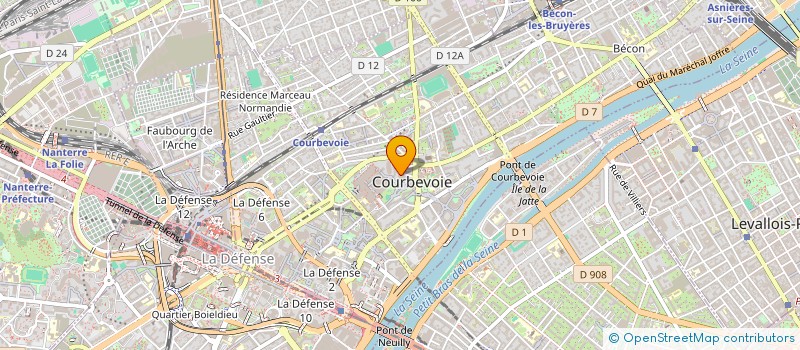 localisation de l'entreprise MONSIEUR BILAL ASSOUL à COURBEVOIE