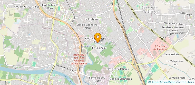 localisation de l'entreprise MONSIEUR BILAL ASSRIH  ORLEANS