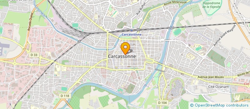 localisation de l'entreprise MONSIEUR BILAL BAMMOU  CARCASSONNE