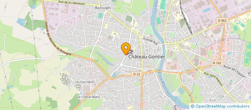 localisation de l'entreprise MONSIEUR BILAL BEHEDADA  CHATEAU-GONTIER-SUR-MAYENNE