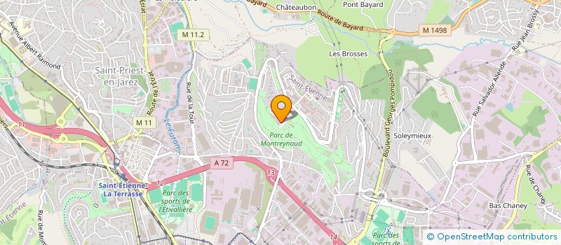 localisation de l'entreprise MONSIEUR BILAL BELATBI  SAINT-ETIENNE