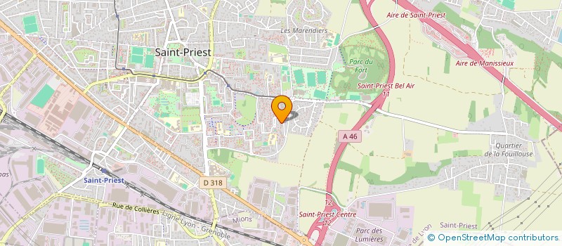 localisation de l'entreprise MONSIEUR BILAL BELHADJ  SAINT-PRIEST