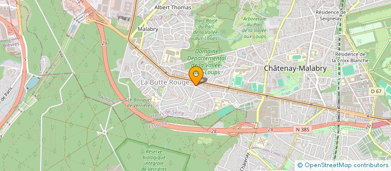 localisation de l'entreprise MONSIEUR BILAL BELHADJ  CHATENAY-MALABRY