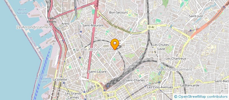 localisation de l'entreprise MONSIEUR BILAL BELHADJ-BENZIANE  MARSEILLE