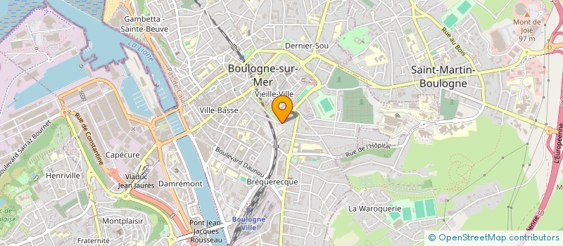 localisation de l'entreprise MONSIEUR BILAL BELMAHI  BOULOGNE-SUR-MER