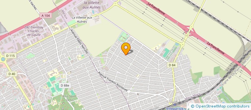 localisation de l'entreprise MONSIEUR BILAL BEN AMARA  MITRY-MORY