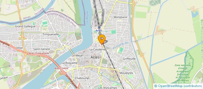 localisation de l'entreprise MONSIEUR BILAL BEN HAMMOU  ARLES