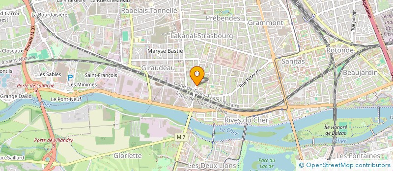 localisation de l'entreprise MONSIEUR BILAL BEN SALAH  TOURS