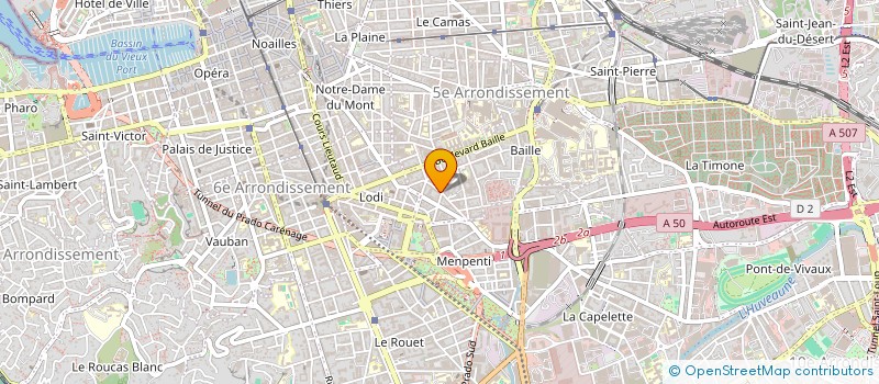 localisation de l'entreprise MONSIEUR BILAL BENADDI à MARSEILLE