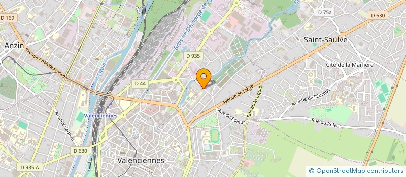 localisation de l'entreprise MONSIEUR BILAL BENALI  VALENCIENNES