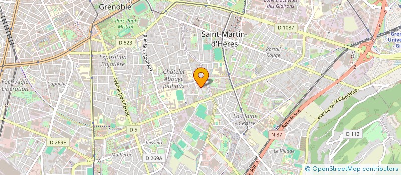 localisation de l'entreprise MONSIEUR BILAL BENHAMADA  GRENOBLE