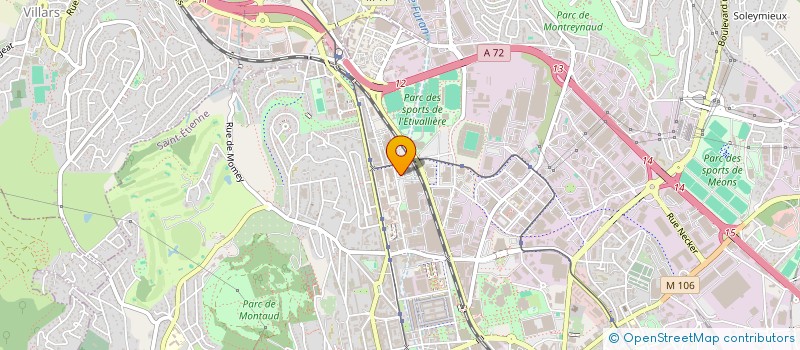 localisation de l'entreprise MONSIEUR BILAL BENKHELIFA  SAINT-ETIENNE