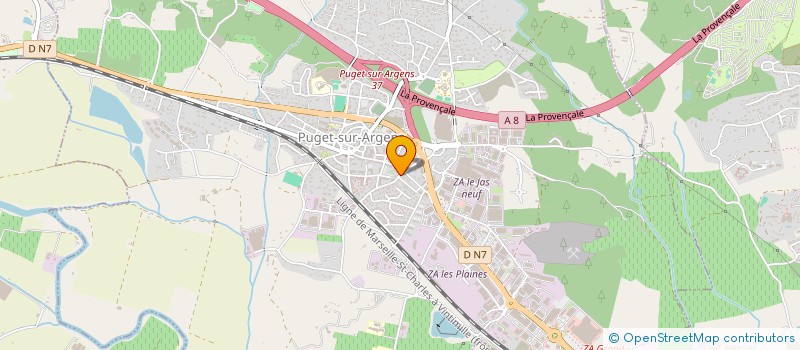 localisation de l'entreprise MONSIEUR BILAL BENNOUR à PUGET-SUR-ARGENS