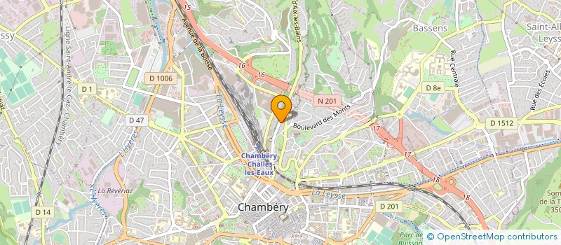 localisation de l'entreprise MONSIEUR BILAL BENRAIS  CHAMBERY