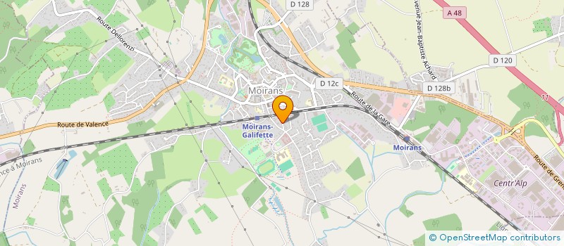 localisation de l'entreprise MONSIEUR BILAL BENTARA à MOIRANS