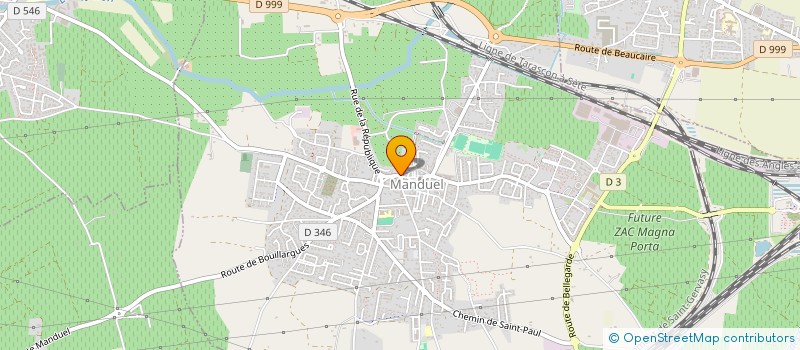 localisation de l'entreprise MONSIEUR BILAL BENZIANE  MANDUEL