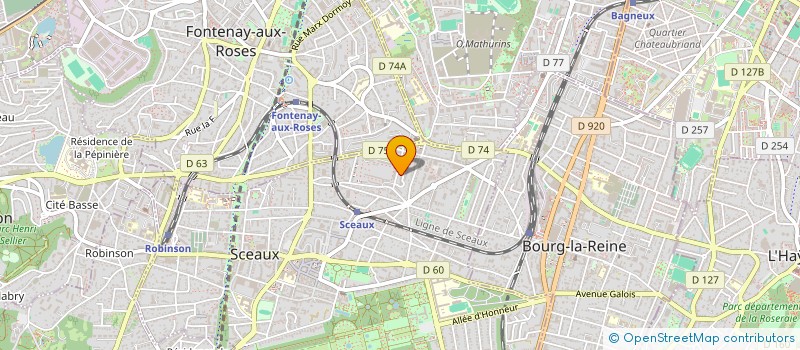 localisation de l'entreprise MONSIEUR BILAL BERRICHE à SCEAUX