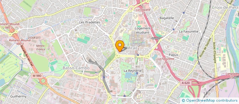 localisation de l'entreprise MONSIEUR BILAL BESSADRA  TOULOUSE