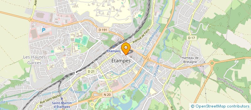 localisation de l'entreprise MONSIEUR BILAL BOUADDI  ETAMPES