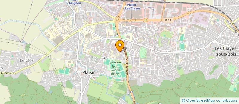 localisation de l'entreprise MONSIEUR BILAL BOUALI  PLAISIR