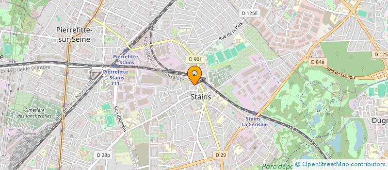 localisation de l'entreprise MONSIEUR BILAL BOUAZZA à STAINS