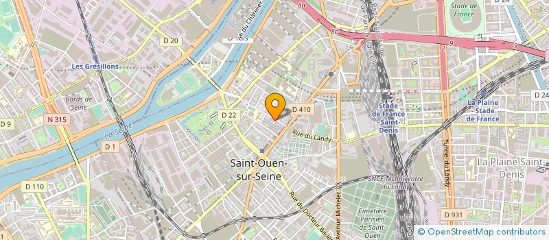 localisation de l'entreprise MONSIEUR BILAL BOUCETTA à SAINT-OUEN-SUR-SEINE