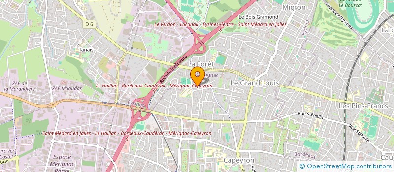 localisation de l'entreprise MONSIEUR BILAL BOUDJELLAL  MERIGNAC